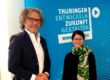 TMIL-Staatssekretärin Prof. Dr. Barbara Schönig und Kammerpräsident Dipl.-Ing. Elmar Dräger