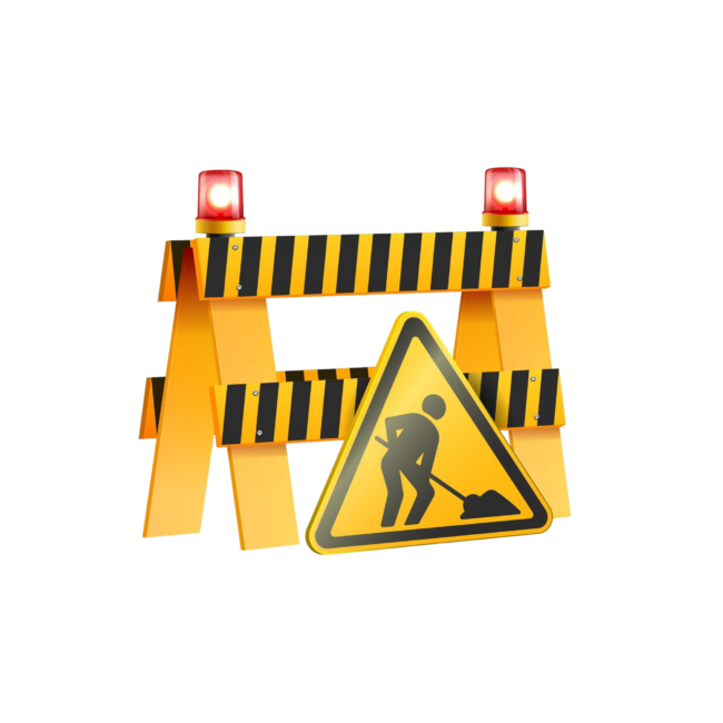 Absperrung Baustelle